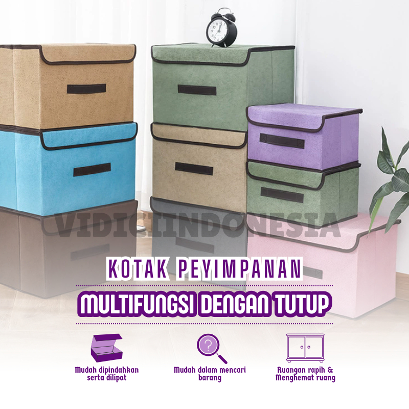 Tempat Penyimpanan Multifungsi / Box Baju Serbaguna / Kotak Multifungsi