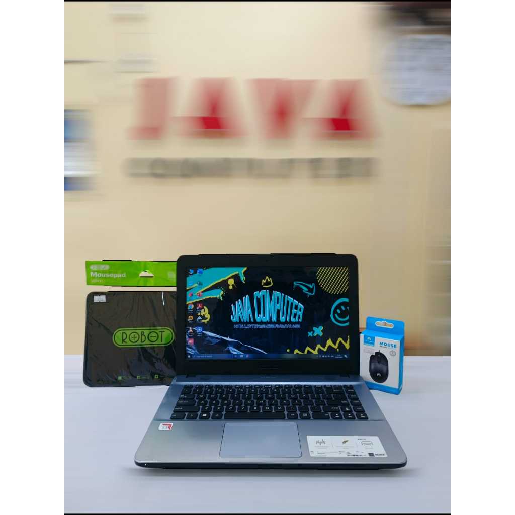 Asus X441B AMD A4 - 9125 RAM 4GB DDR4 Storage 128GB + HDD 1TB (Silver) Second