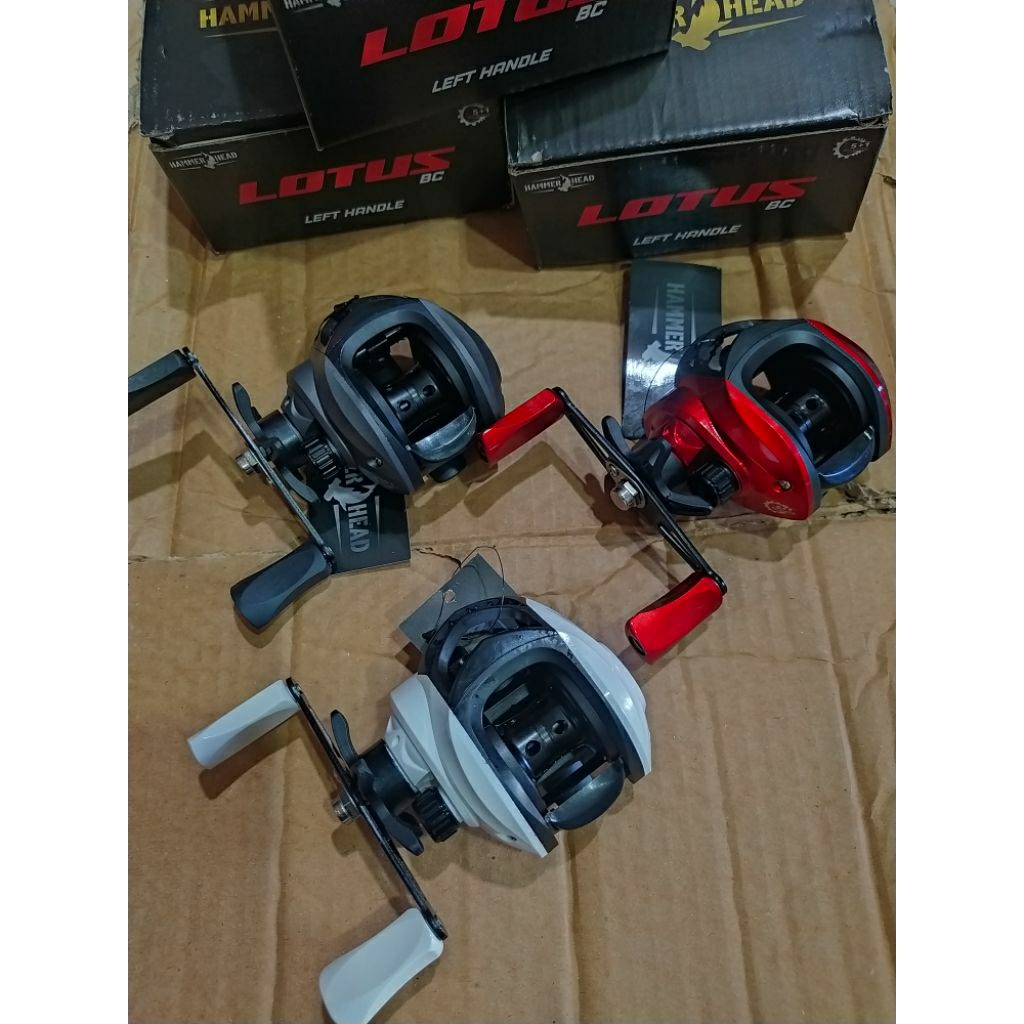 Reel BC HAMMERHEAD LOTUS 5+1 bb handle kiri