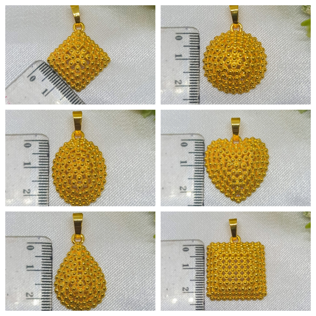 kalung xuping rantai tambang lilit set liontin love Gold Fashion Xuping