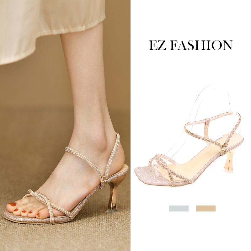 5CM High Heels Wanita Heels Party Heels Sandal Heels Wanita Sepatu Wisuda Bridesmaid Wedding Heels