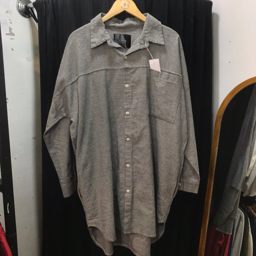 Kemeja Panjang Model Long/ Tunik Jester Motif Second Original