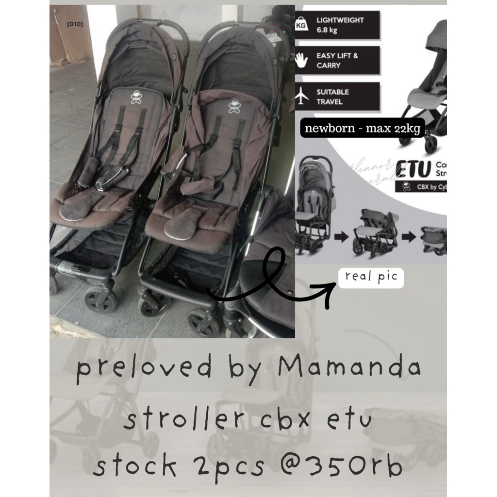Preloved stroller cbx etu not joie pact lite