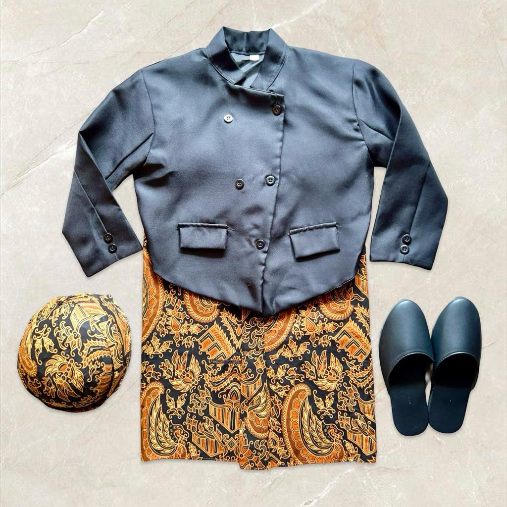 Set Baju Anak Laki-laki Adat Jawa (TK)