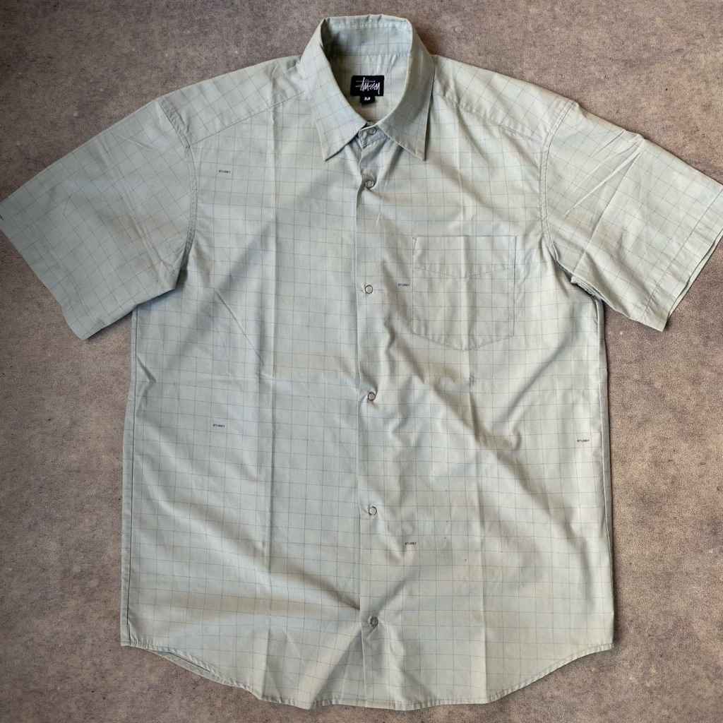 stussy plaid shirt