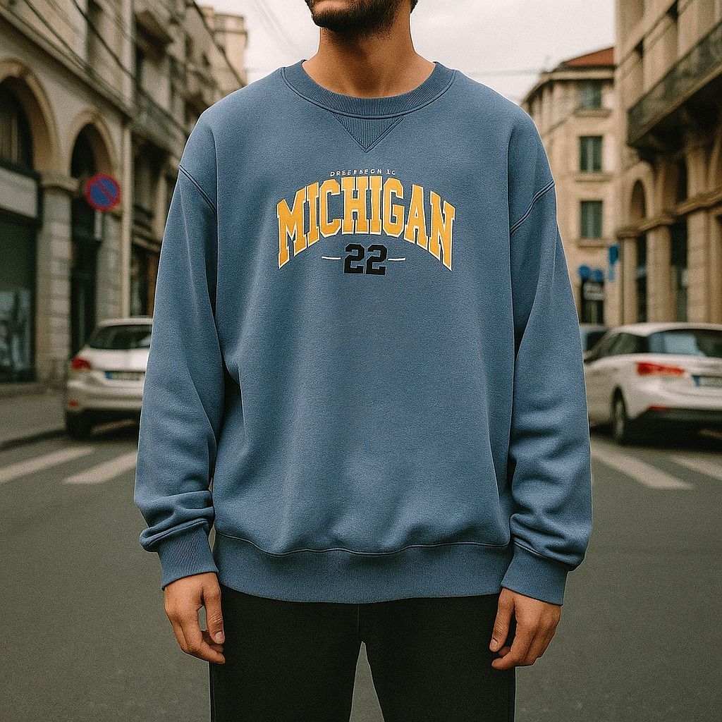 CREWNECK SWEATER MICHIGAN 22