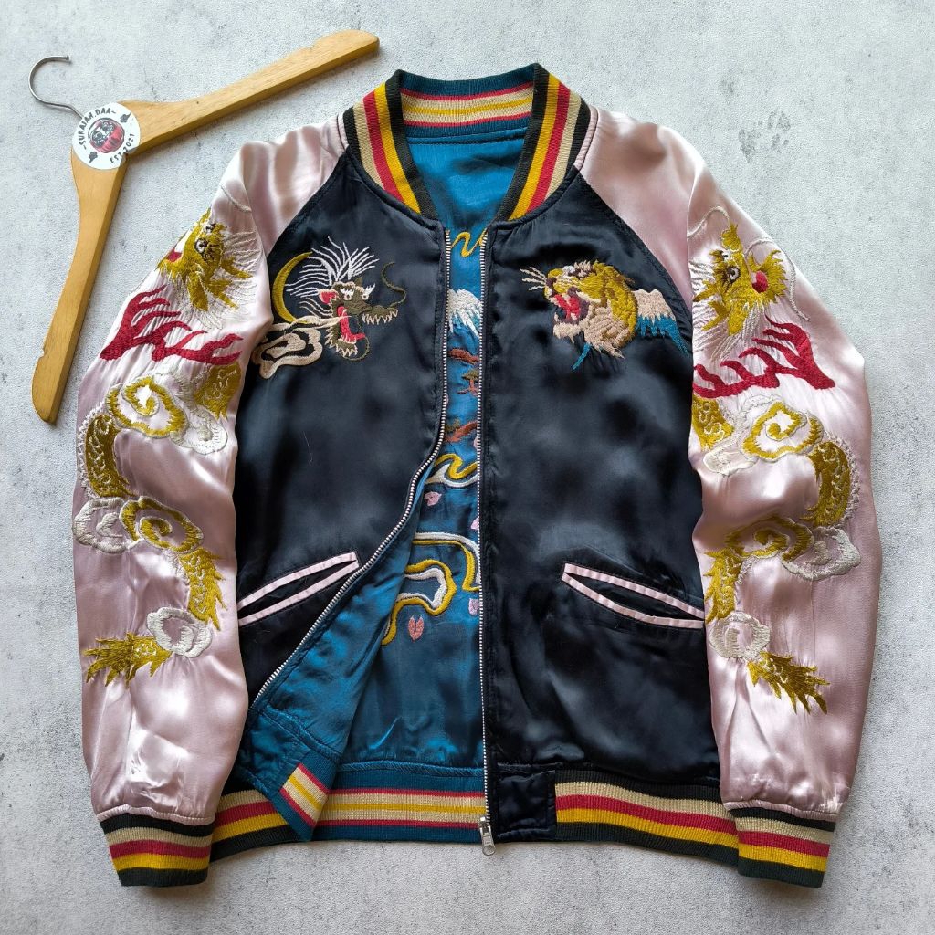 Sukajan Ryu Tora Japan Map Reversible