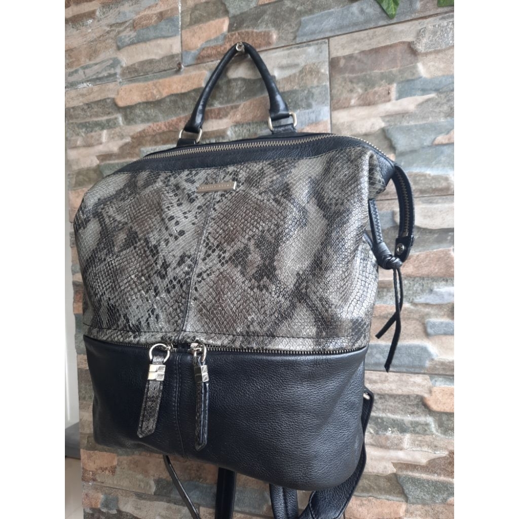 Ransel Hitam PATRICE BREAL - TAS PRELOVED BRANDED ORIGINAL