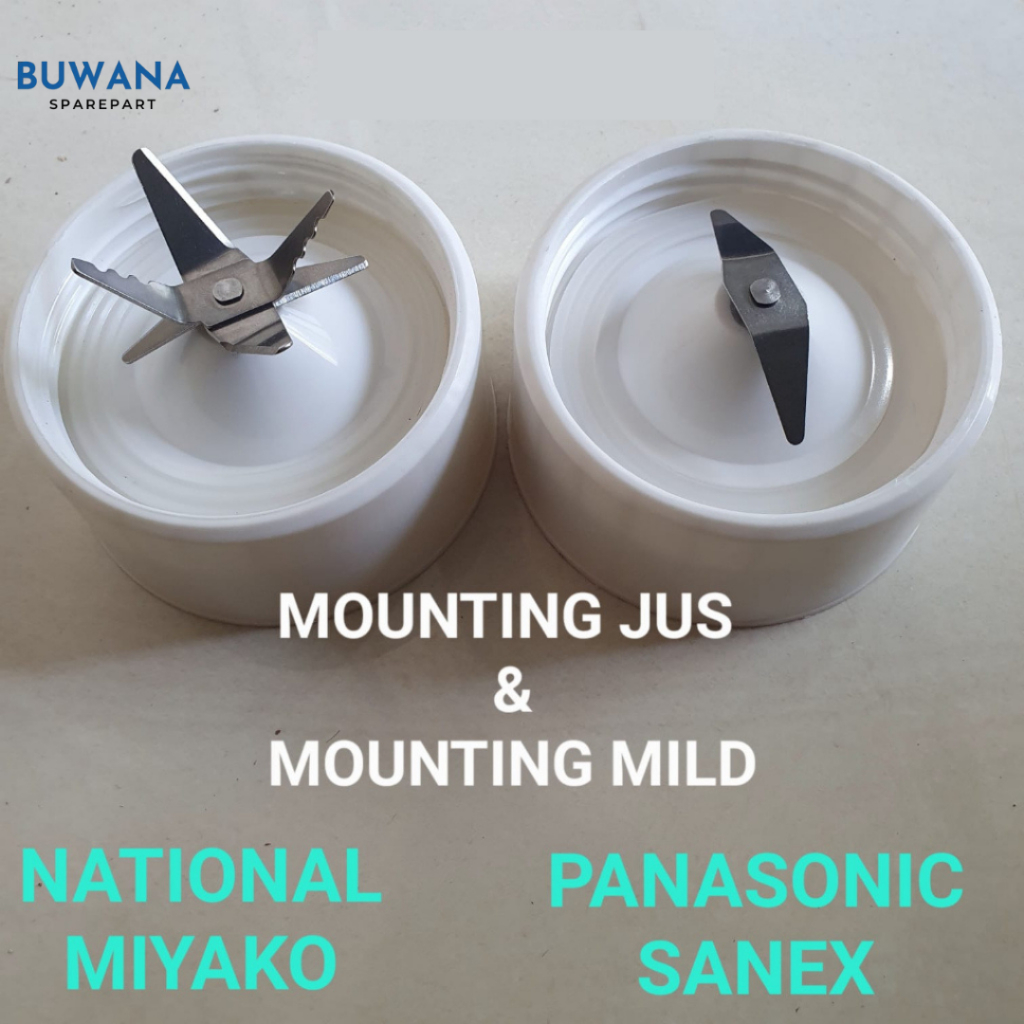 mounting pisau jus bumbu blender miyako national viva omega universal gear karet mata pisau 6
