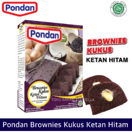 Pondan Bolu Ketan Hitam Kukus 400gr / Bolu Ketan Hitam Kukus Pondan 400gr