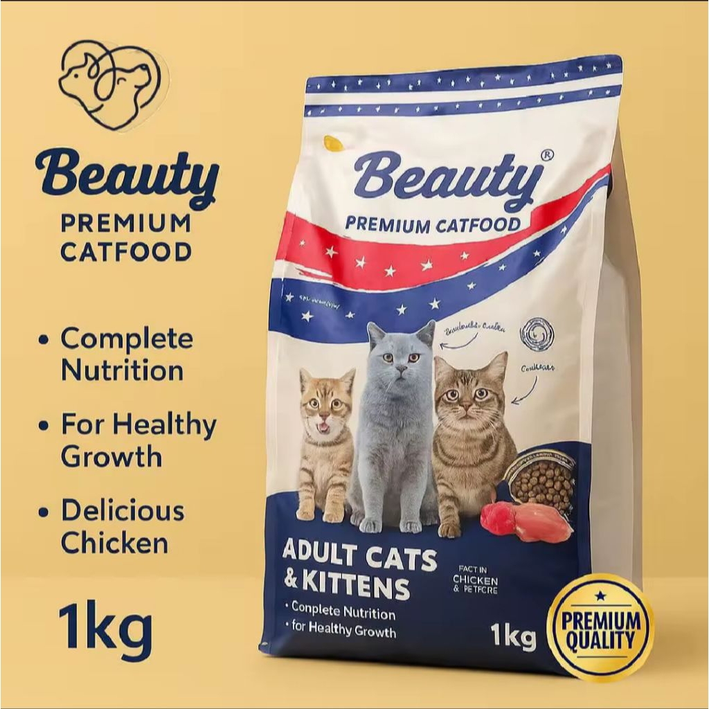 Beauty pakan kucing