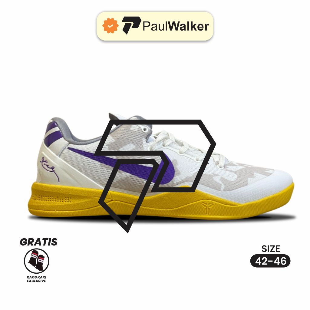 Sepatu Basket K0be8 (BNWB) Paul Walker ID