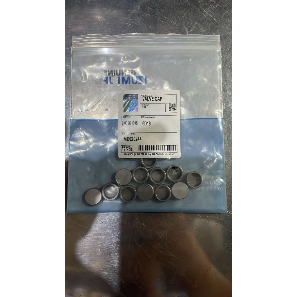 Topi Klep Cap Valve Izumi Mitsubishi Fuso 6D14 6D15 6D16 PS190 Mitsubishi Colt Diesel 4D30 4D31 4D32