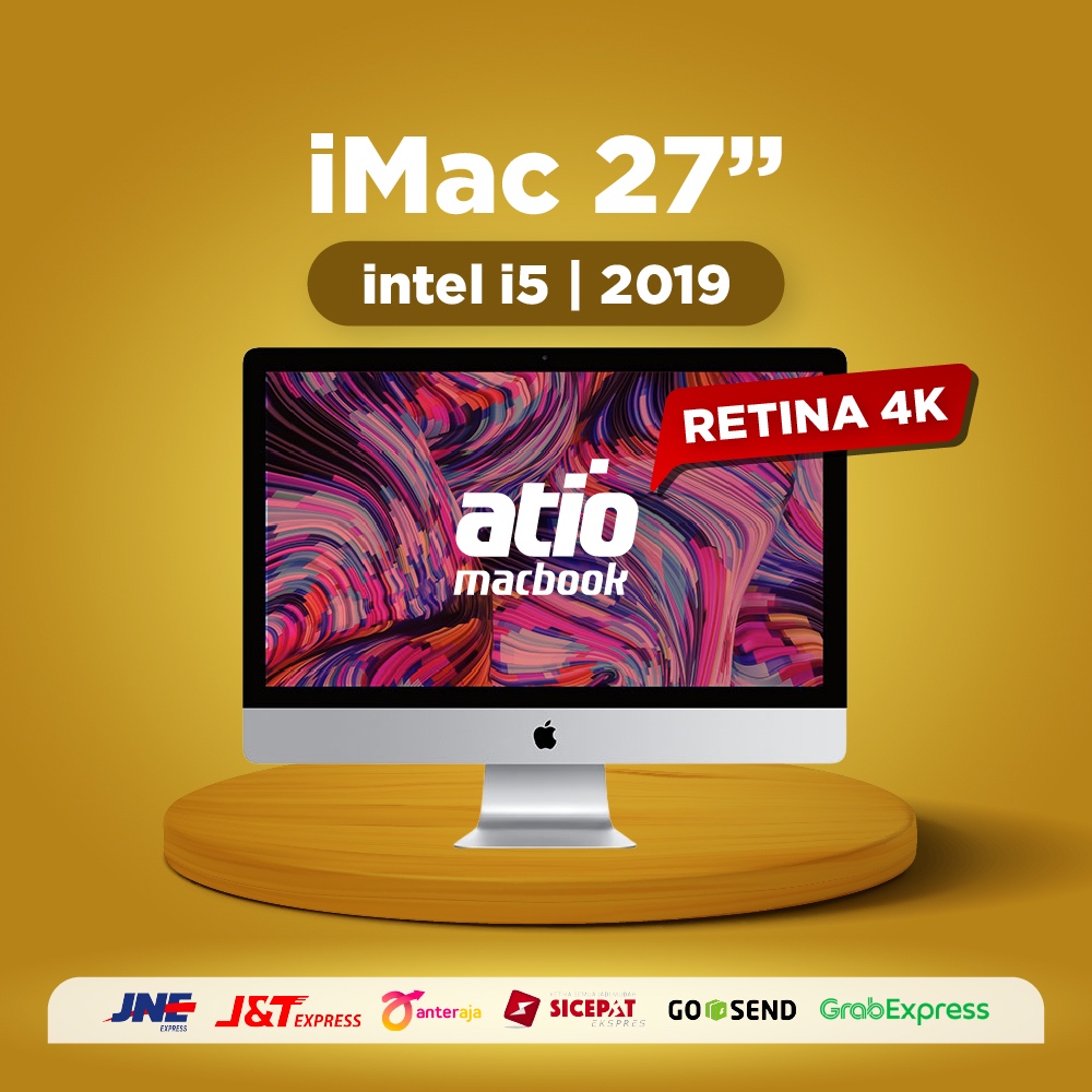 IMAC RETINA 2019 27 INCH RAM 8GB 16GB HDD 1TB CORE I5