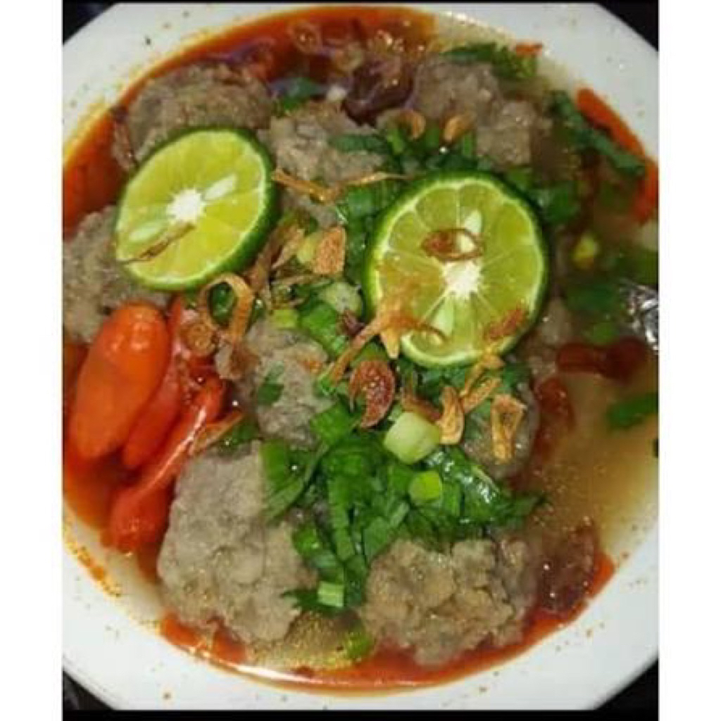 bakso ikan kuah mercon