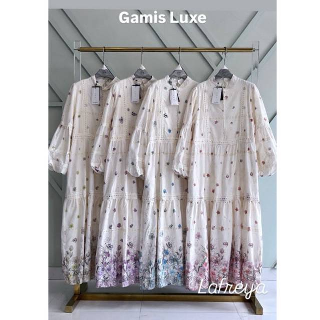 gamis luxe, dress lfy, gamis lafreya, dress bangkok, gamis mewah, dress premium import, gamis bkk, d