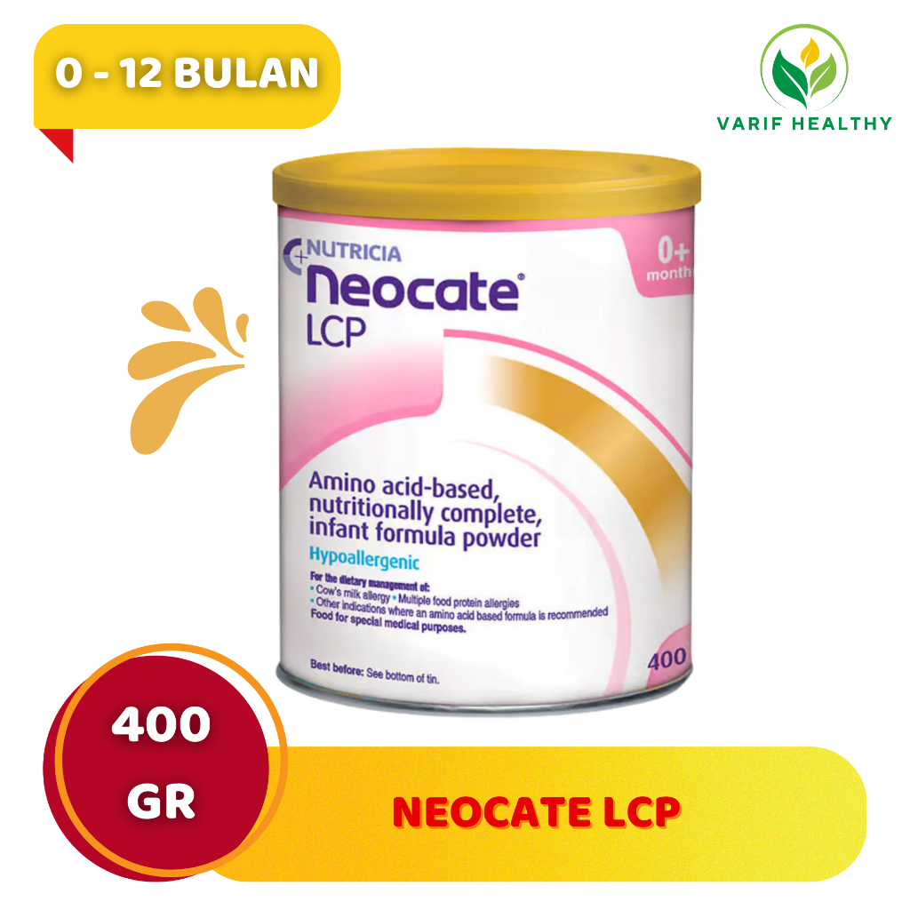 NEOCATE LCP 0-12 BULAN 400 gr | Susu untuk bayi alergi susu sapi