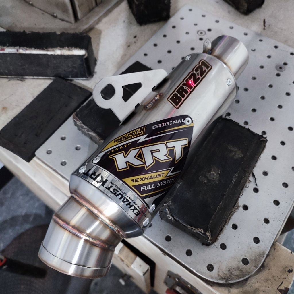 Knalpot Racing Silincer KRT K3 Original Balap Drag Kompetisi Bore up 130cc 150cc 180cc 200cc Jupiter