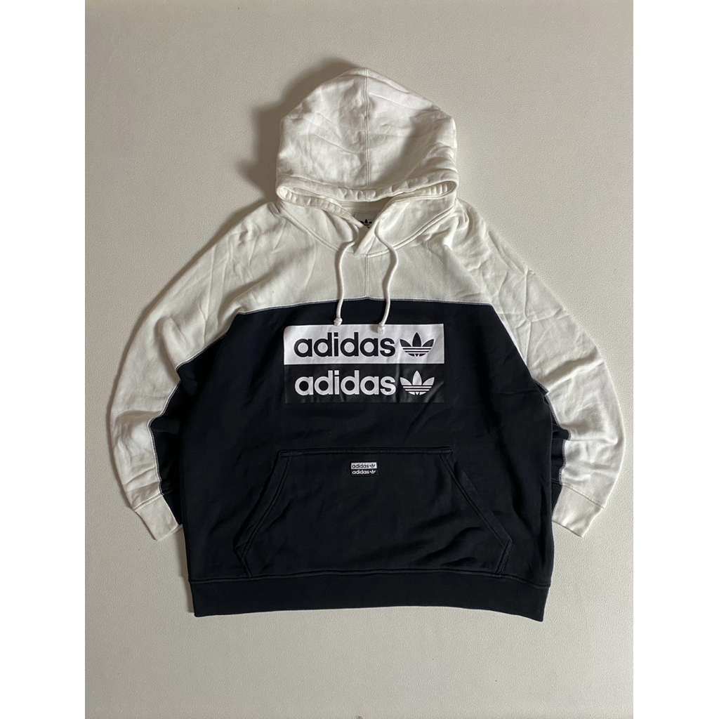 Adidas r.y.v black and white Hoodie
