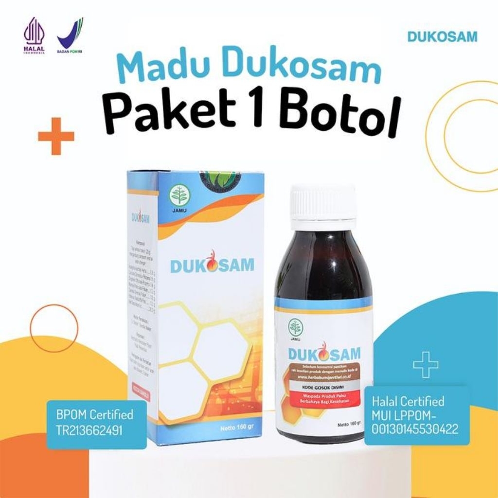 Madu Dukosam Herbal 100% Original