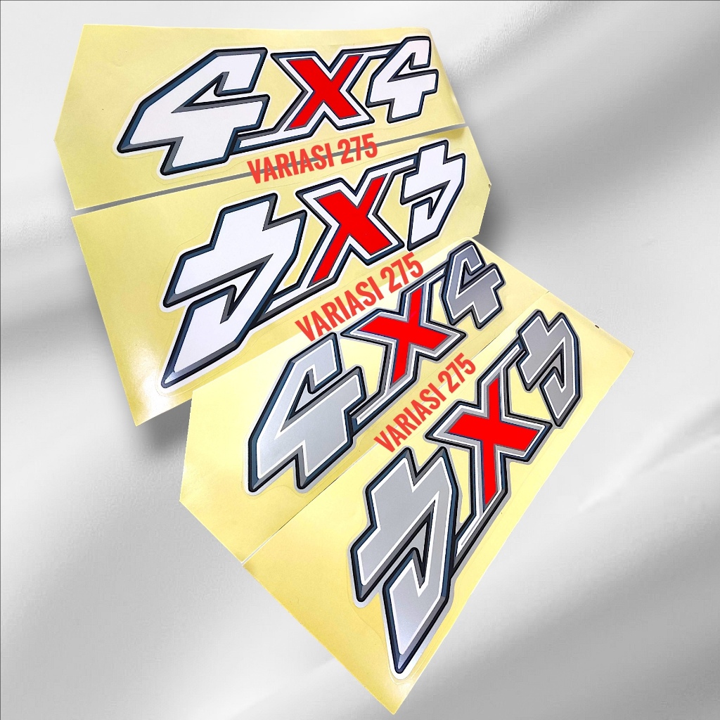 Stiker Hilux 4x4 / stiker Toyota Hilux 4x4 / sticker Hilux 4x4 / sticker Toyota Hilux 4x4 / stiker 4