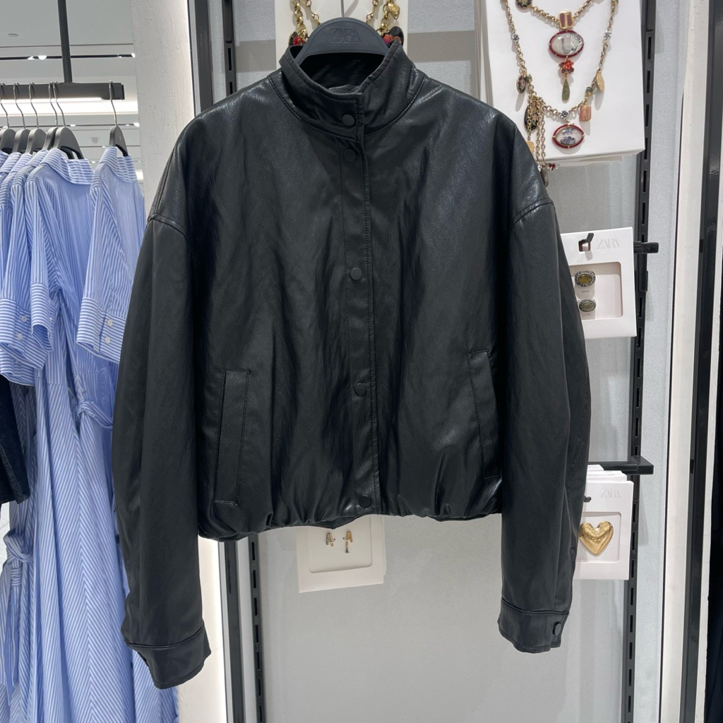 Jaket Leather ZARA Women Jastip (jasa titip)