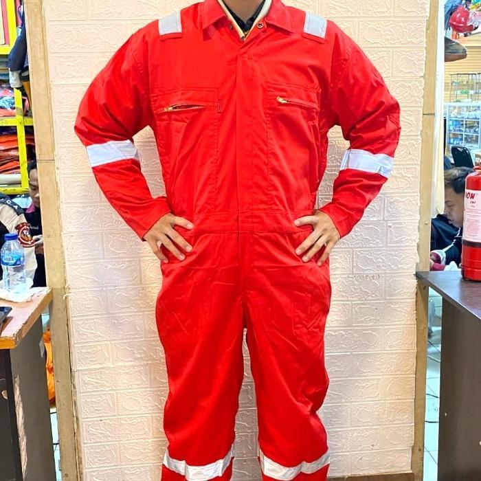 Wearpack Coverall NOMEX IIIA Merah / Coverall Baju kerja Nomex