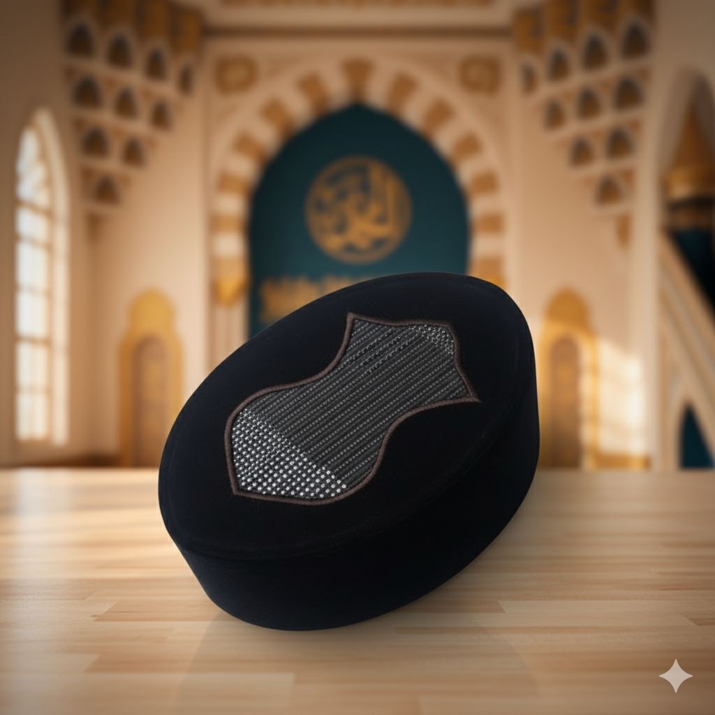 Songkok-Peci Nasional Motif AC TEROMPAH/TIJANI