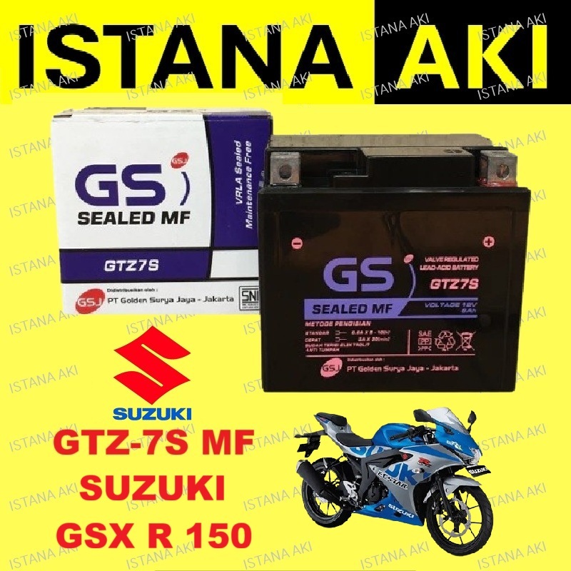 Aki Motor Suzuki GSX R 150 GTZ7S Aki Kering Accu Kering MF