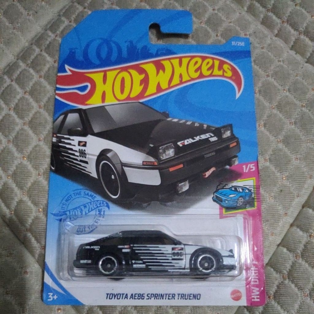 hot wheels Toyota ae86 sprinter trueno falken