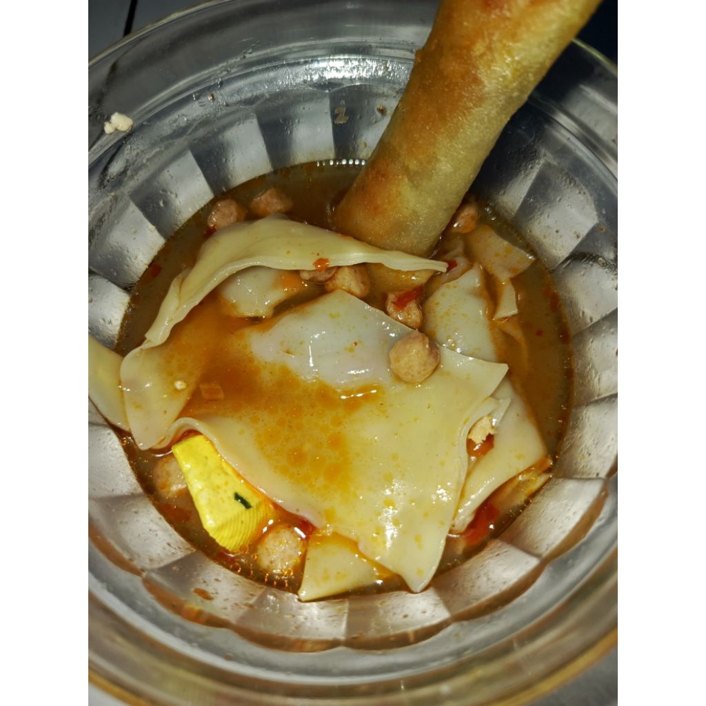 pangsit isi kuah kering pangsit kuah pangsit goreng