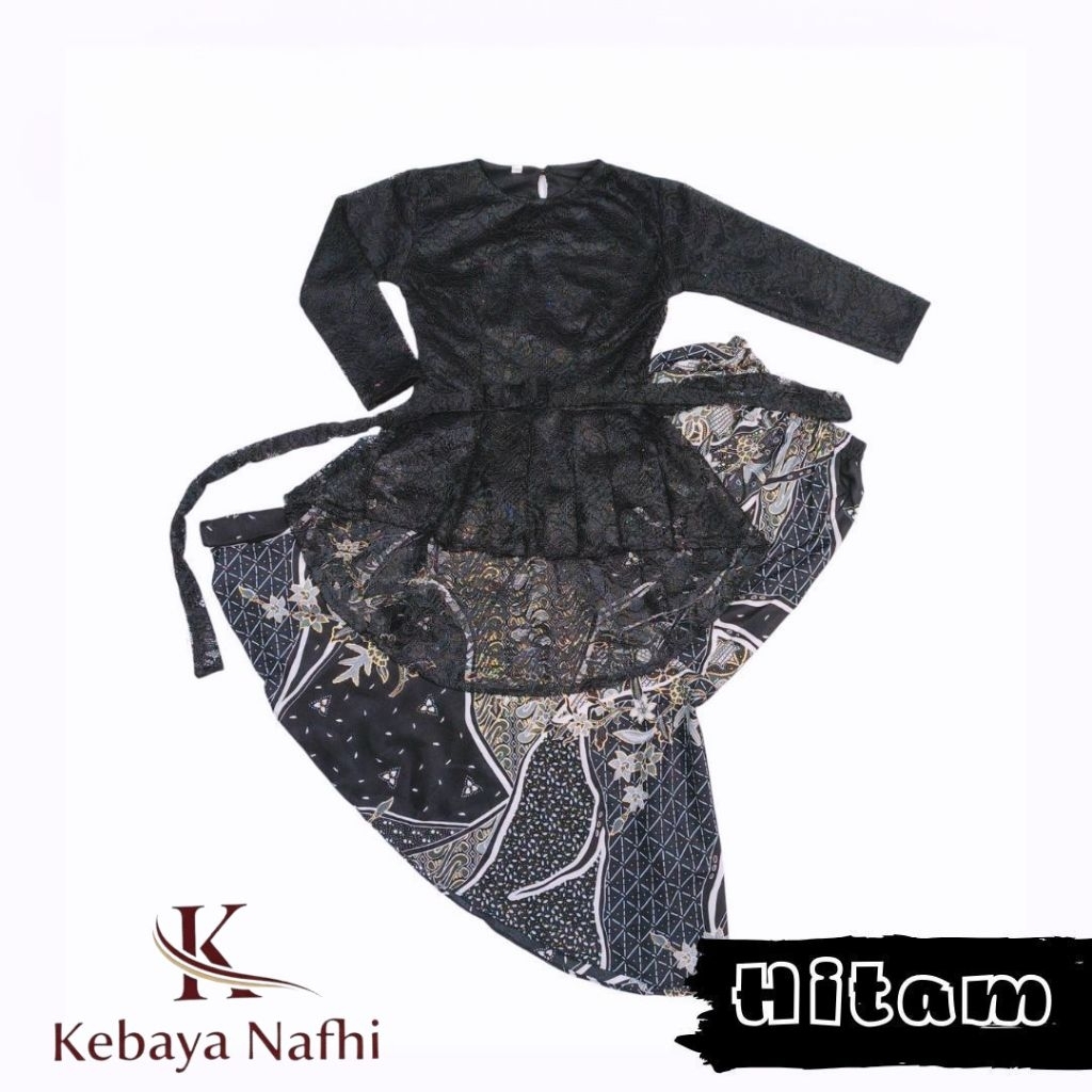 Kebaya Anak Perempuan model  Modern Brokat Rok duyung  Acara Wisuda TK SD SMP Usia 3 Sampai 14 Tahun