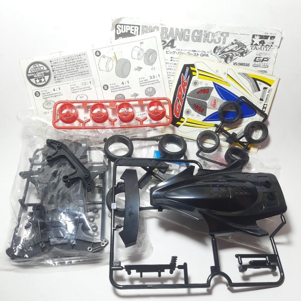 TAMIYA MINI 4WD BIG BANG GOSH GPA SMALL DIAMETER ORIGINAL