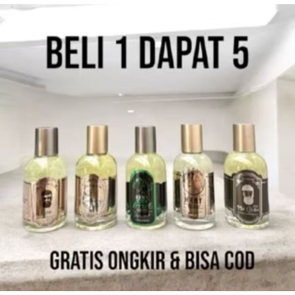 BELI 1 DAPAT 5 parfum (1)Parfume cowok tahan lama / Hrny parfum - parfum pria tahan lama / Side Effe