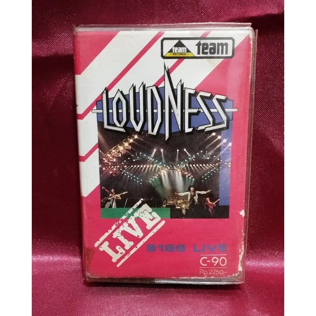 Kaset pita Loudness Album 8186 Live