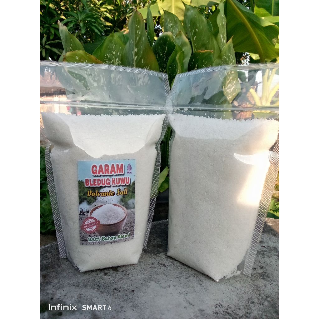 (TERMURAH ORIGINAL PRODUK) GARAM BLEDUG KUWU/UYAH BLEDUK KUWU/GARAM VULKANIK NATURAL ALAMI-1KG
