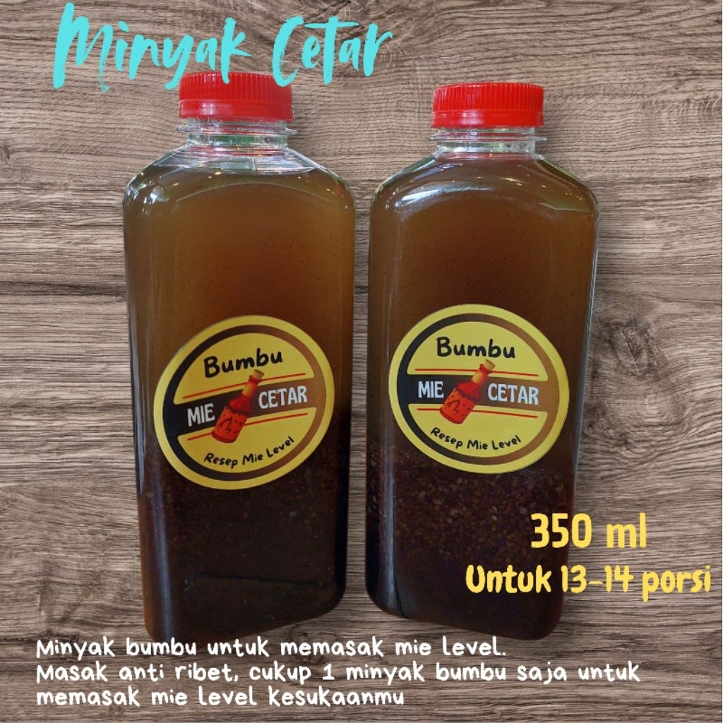 Bumbu Cetar Minyak bumbu mie level, nasi goreng, mie kekinian, bumbu instan