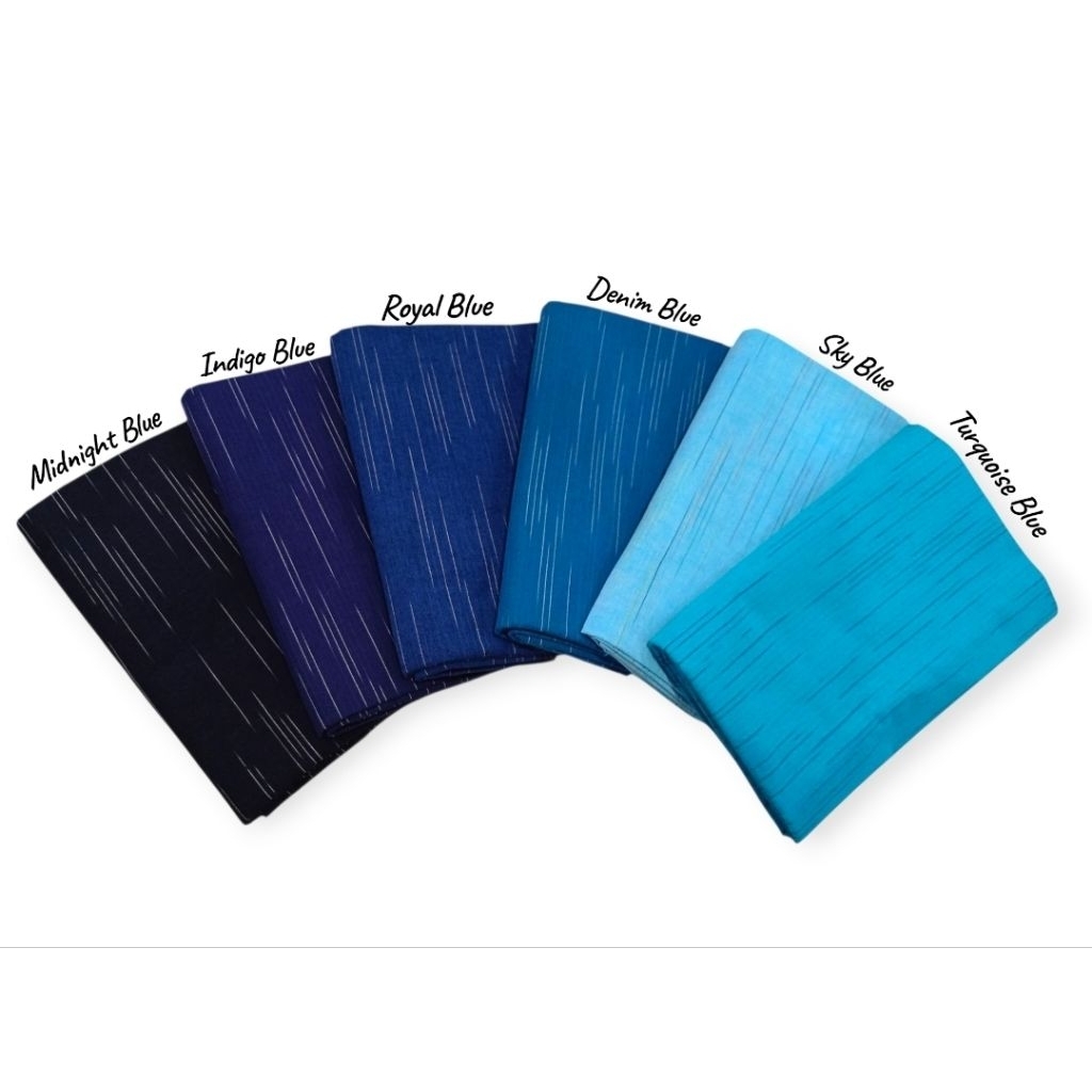 Tenun Lurik Gerimis Biru