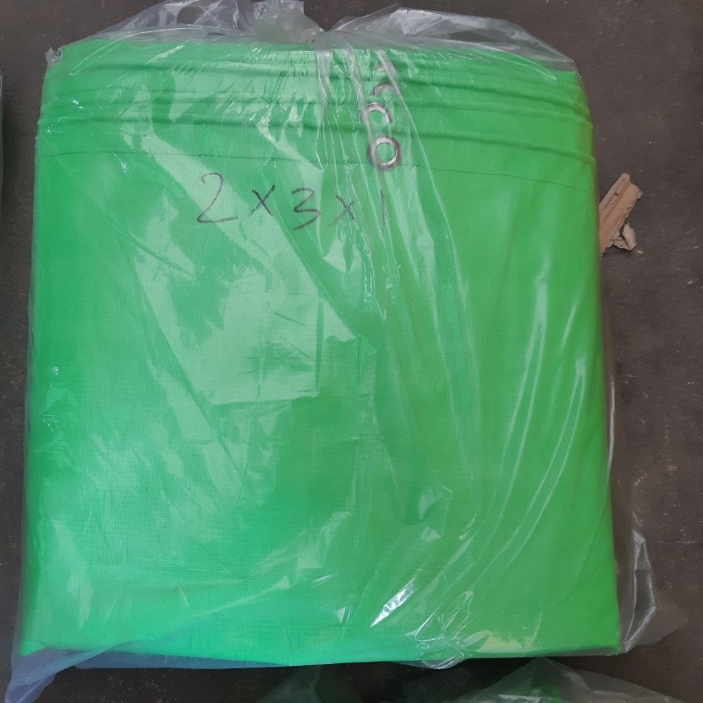 Terpal Kolam A12 2x3x1 Ada Lobang Air, BEKAS PAKAI