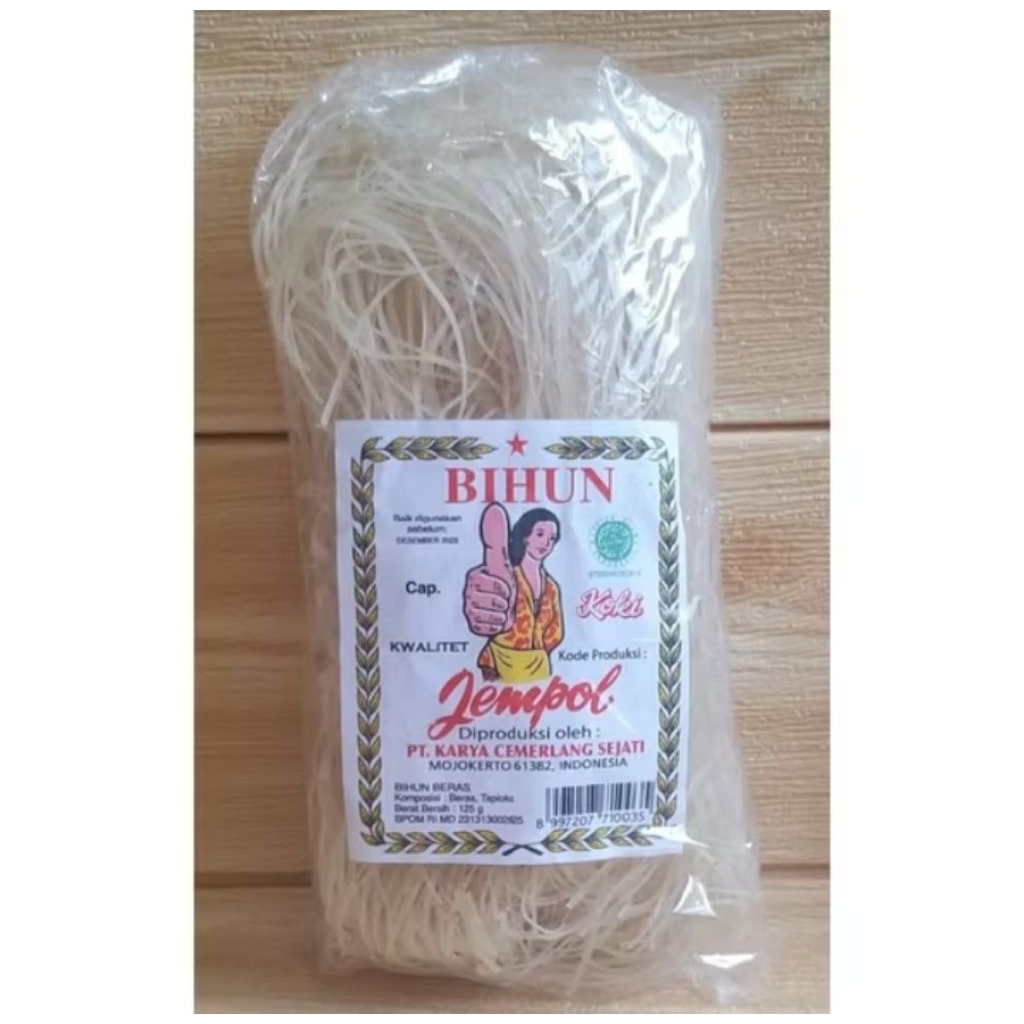 Bihun Beras Cap Koki Jempol 125 gr / Bihun Beras
