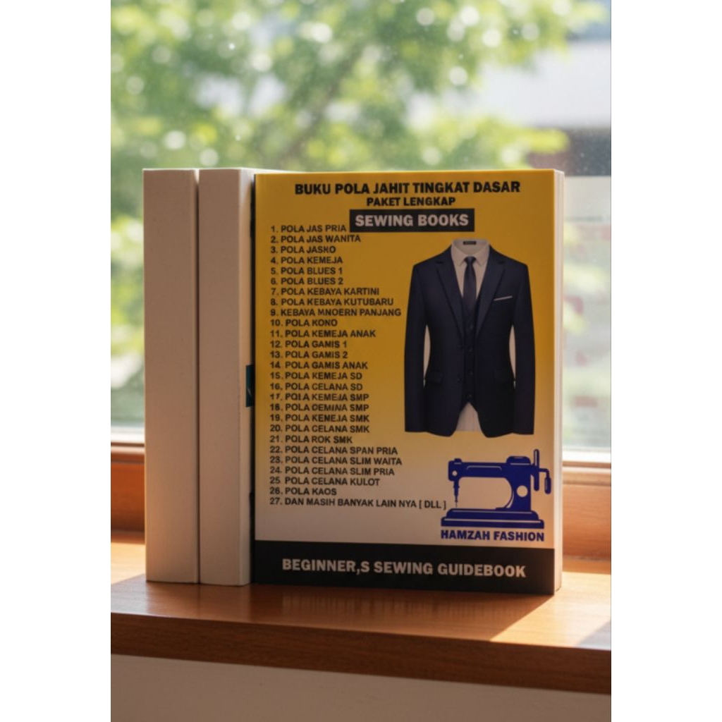 Buku pola jahit pket lengkap full model