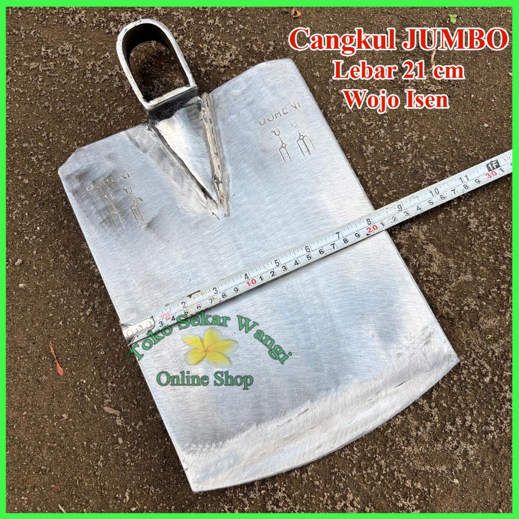 Cangkul Jumbo Bulat Lebar 21 cm Wojo Isen Produk Blitar Anti Lengket