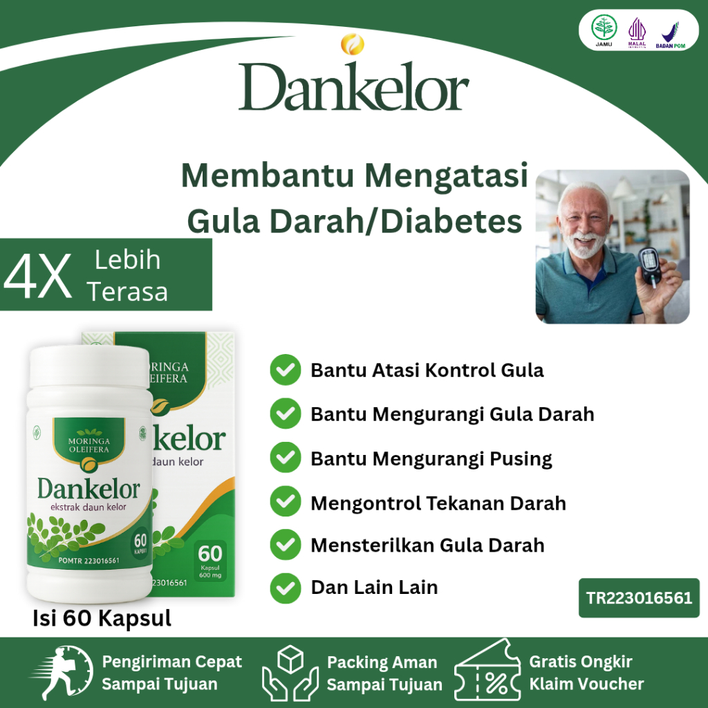 Vitamin Kesehatan Untuk Diabetes Original Halal BPOM