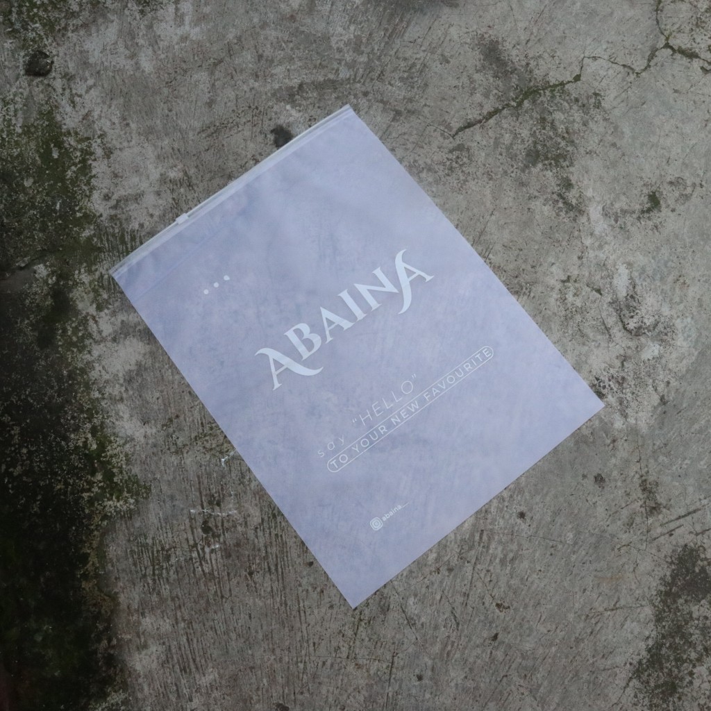 Zipper Bag Custom doff premium, ziplock resleting matte doff, Plastik Hijab, Plastik Kaos