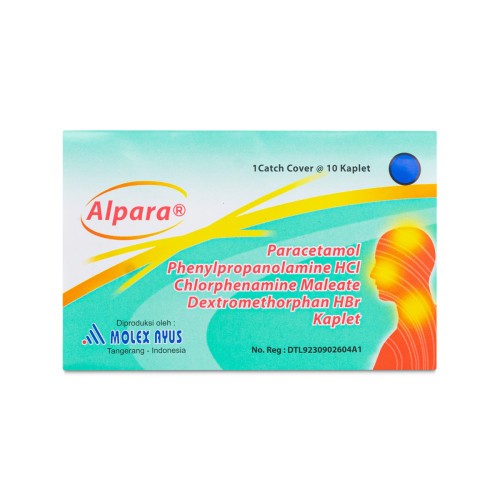 ALPARA Strip - Obat Demam Batuk Flu Pilek 10 Tablet