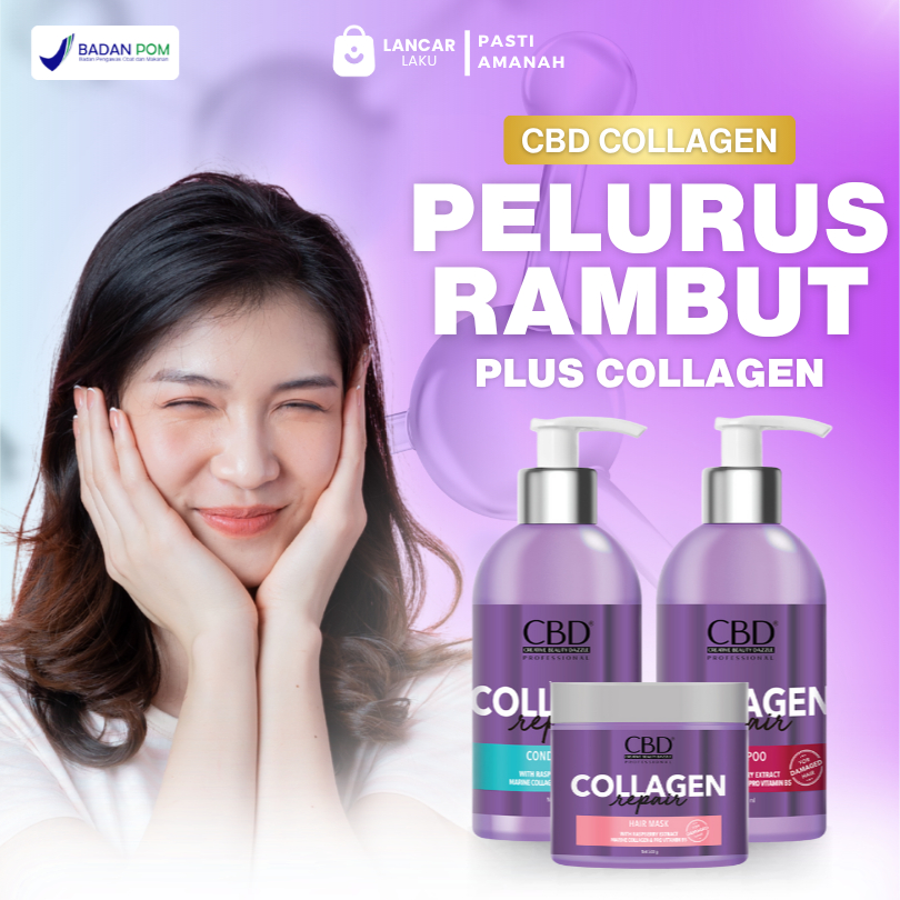 Cbd Collagen Vitamin Rambut Shampoo Conditioner Anti Ketombe Dan Rontok Pelurus Tanpa Catok Permanen