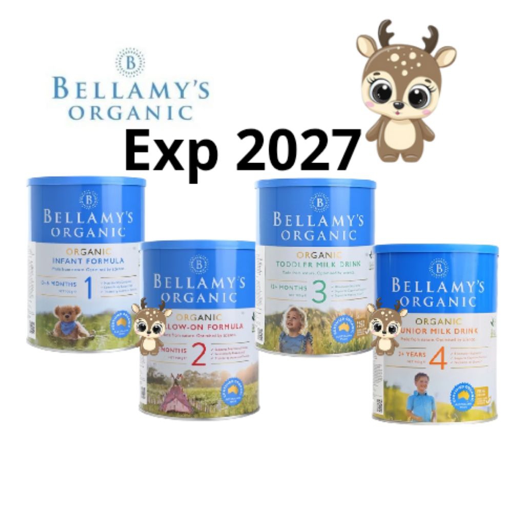 Bellamys Organic Susu Formula Step 1 2 3 4