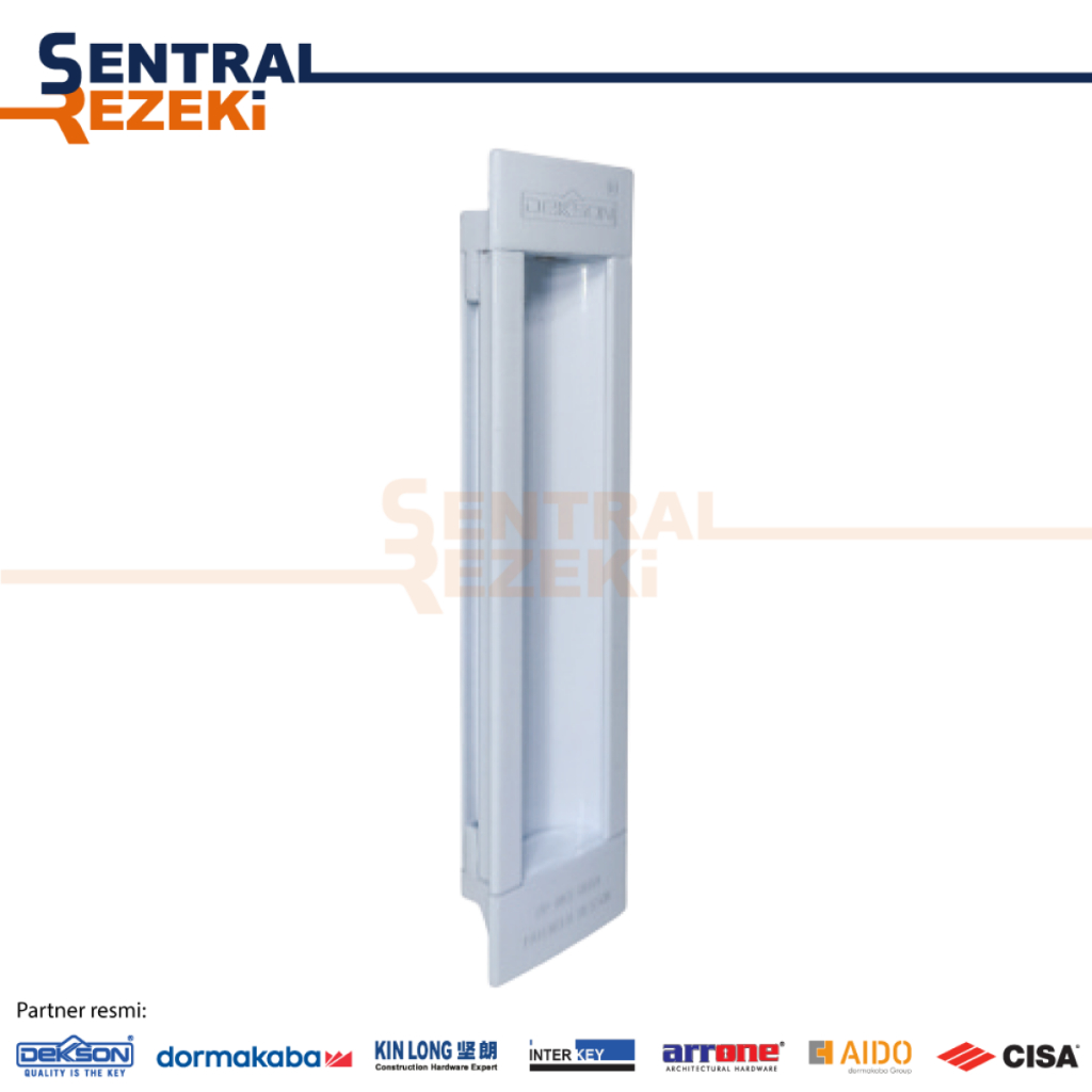 Handle Tanam Pintu Sliding Dekson PP008A Tarikan Pintu Geser Putih