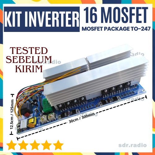 Kit Inverter Module power inverter 16 MOSFET W EGS002 16 FET Inverter Pure Sine Wave TO 247 16 Mosfe