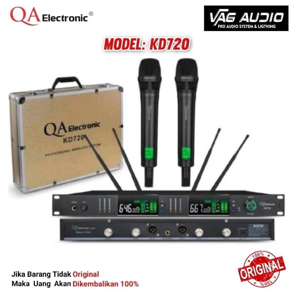 MIC WIRELESS QA ELECTRONIC KD720